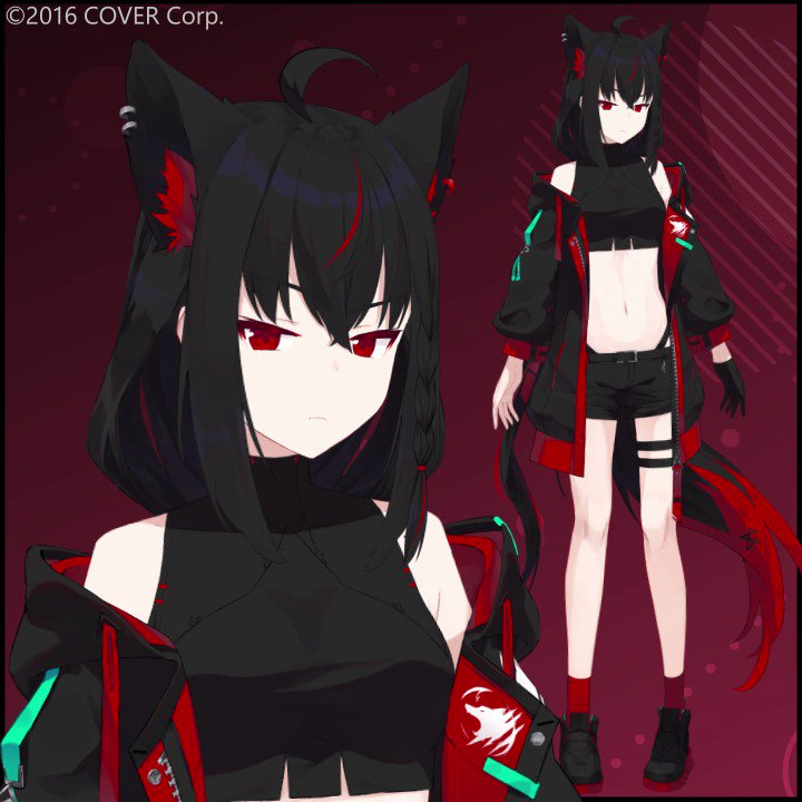 白上フブキ 黒上フブキ 生誕祭版(2022年)(動画サムネイル)