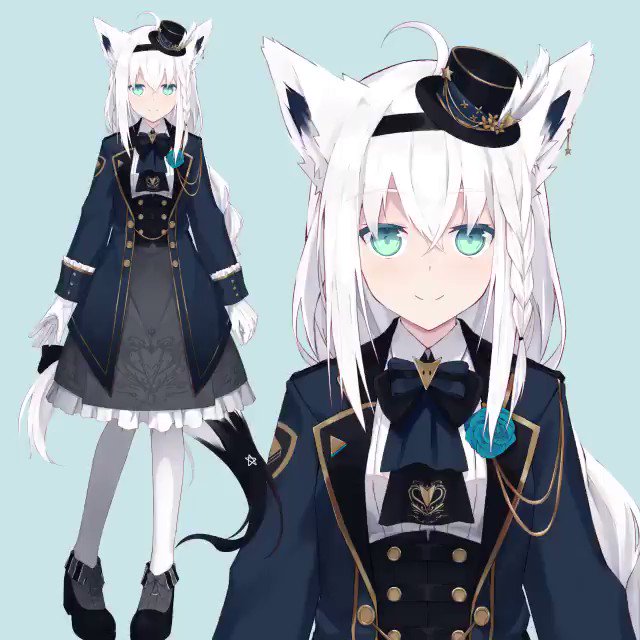 白上フブキ 誕生日新衣装差分(2020年)(動画サムネイル)