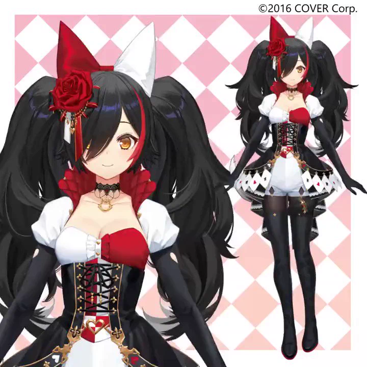 Live2D for the new outfit shown in December 2022: creator demonstration frame