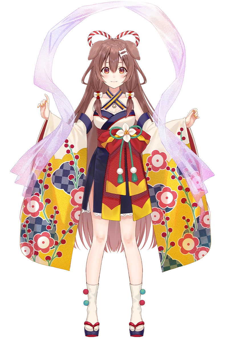 Floral furisode