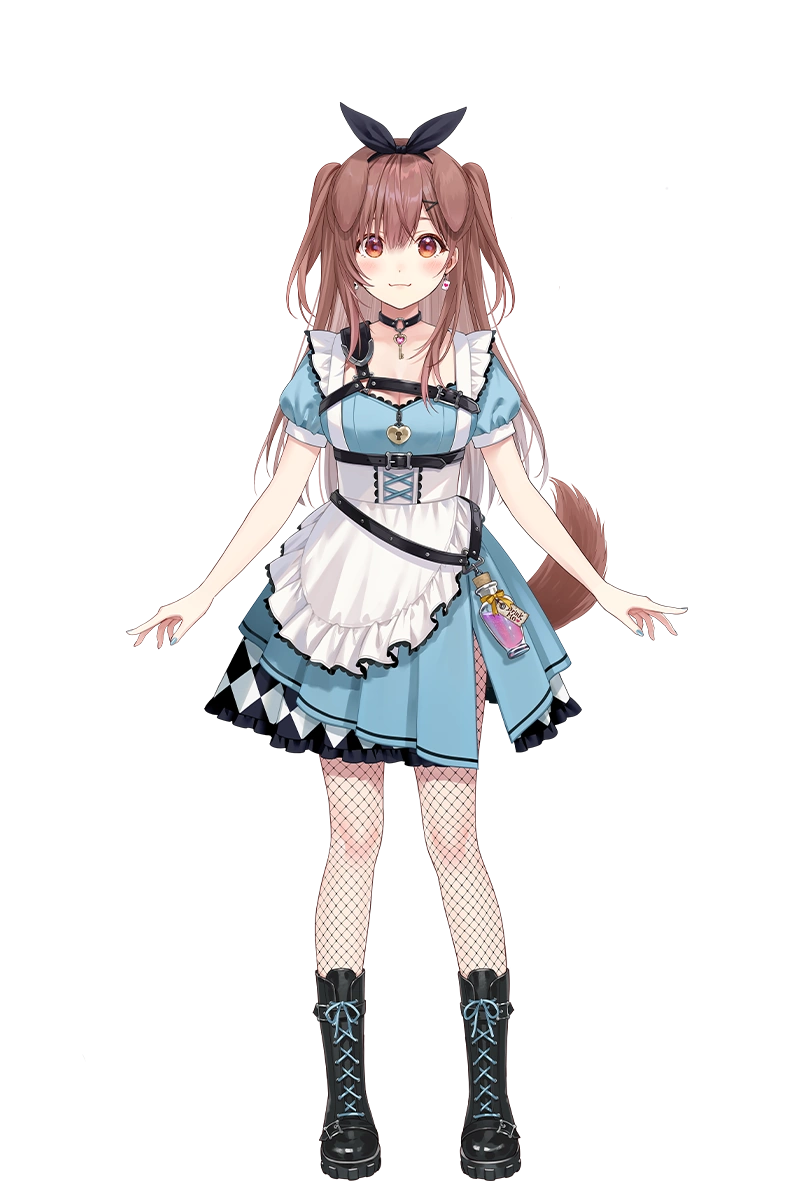Blue-and-white アリス-style outfit