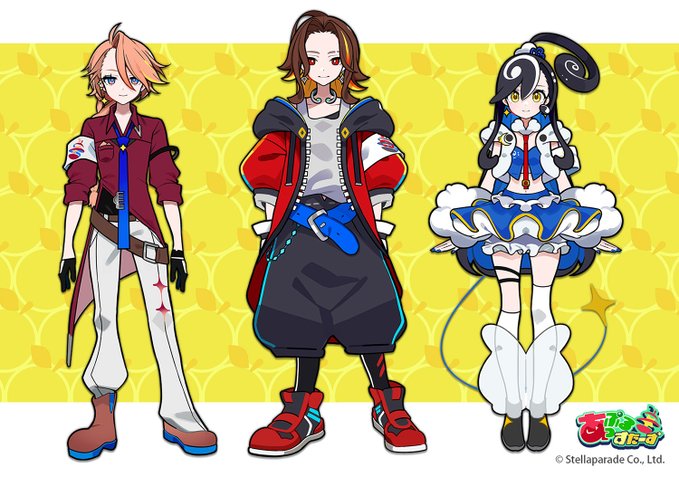 八調カイを含むデビュー企画の公式集合画像